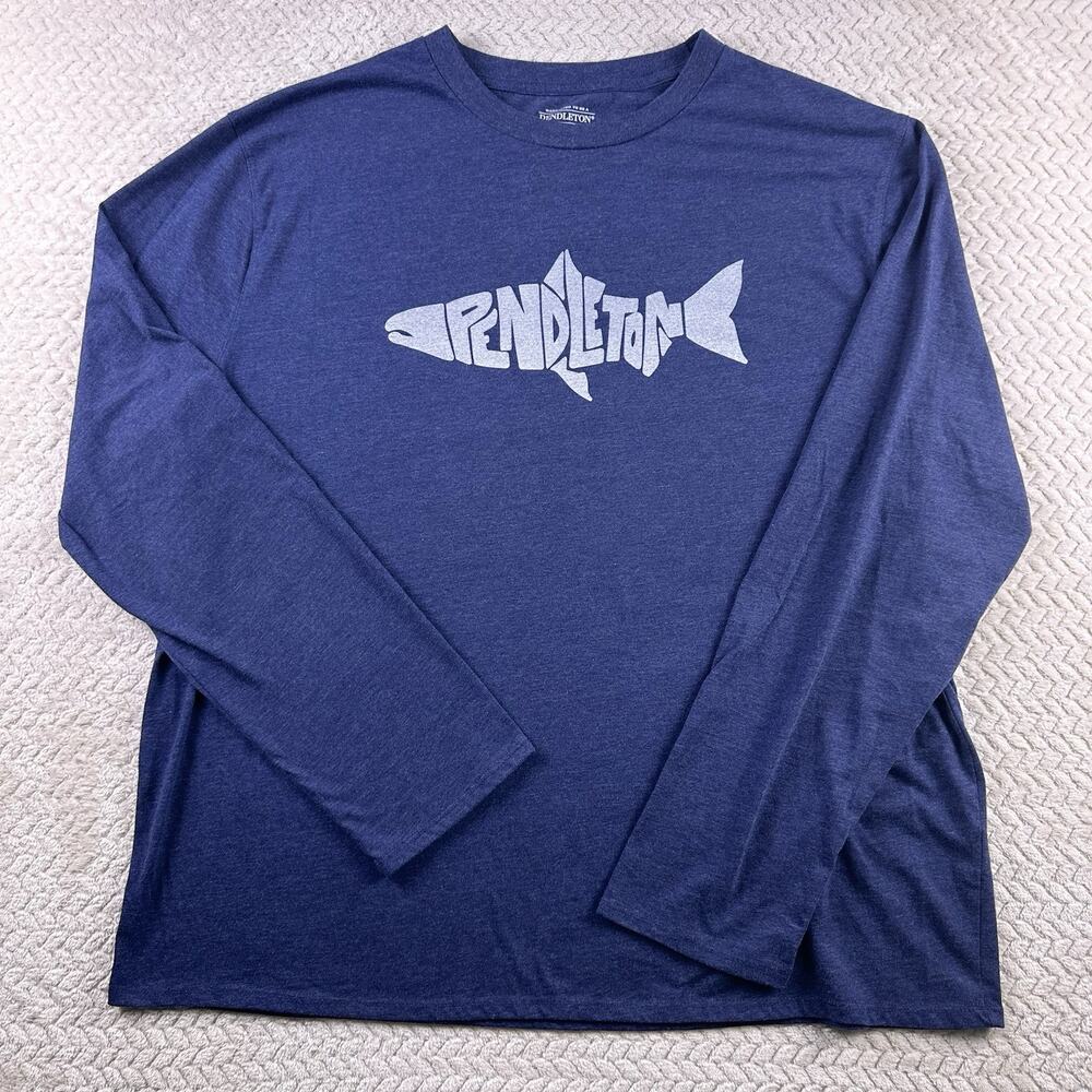Pendleton Long Sleeve‎ Base Layer Fish graphic Men’s XL Fishing - Picture 3 of 11